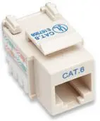 CAT6 Ivory Keystone Jack Utp