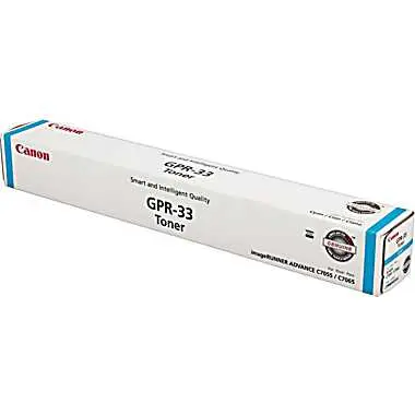 CANON GPR-33 CYAN TONER CARTRIDGE FOR USE IN IR ADVANCE C7055 C7065 ESTIMATED YI