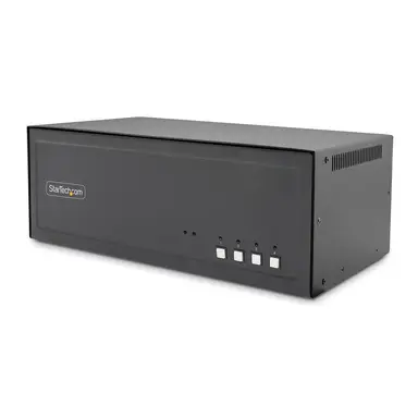 Secure 4-PORT Quad-Monitor KVM Switch DVI Niap 4.0 Desktop KVM for Keyboard /