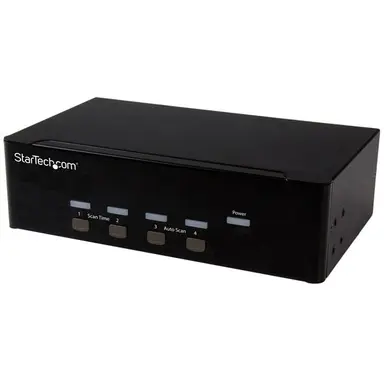 Access Four Dual-Video Computers Two Shared USB Peripherals from a Single Work