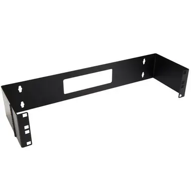Wall-Mount a Patch Panel or Network Switch While Providing Hinged Access to the