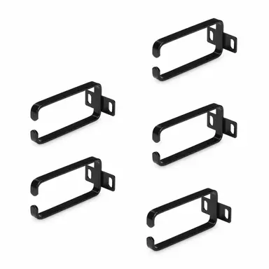 5-PACK 1U Vertical Cable Management D-Ring Hooks Cable Manager for 19IN Server