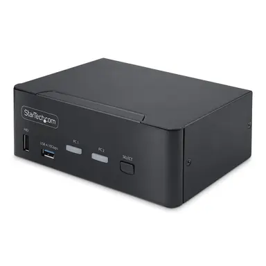 2-PORT Dual-Monitor Displayport KVM Switch 8K 60HZ / 4K 144HZ DP 1.4 2X USB 1