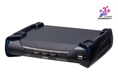 USB Single Link DVI-I Single Display KVM Over IP Transmitter with Audio & Serial