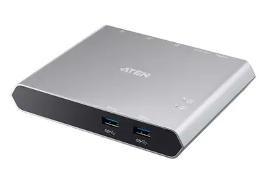 2-PORT USB-C Dock Switch with Powepass-Through