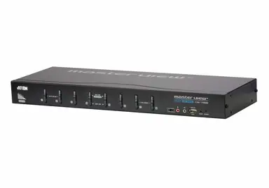 8-PORT DVI KVM Switch with Audio