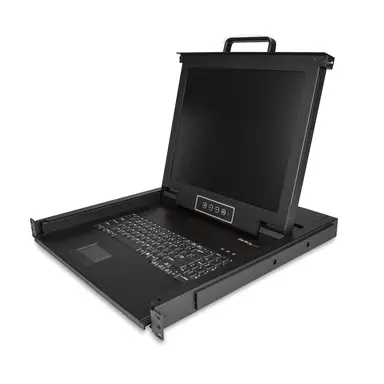 Rackmount KVM Console Works W/All KVM Switches W/ VGA + USB Interfaces - Rack MO