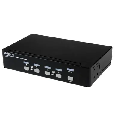 Share Keyboard Mouse Speakers and a DVI Display Between Four Multimedia Comput