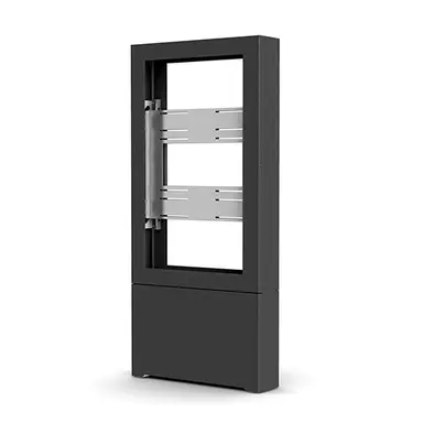 46IN B2B Portrait Floor Kiosk Black