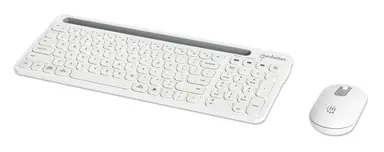 Dual-Mode Multipoint Wireless Keyboard and Mouse Combo Set