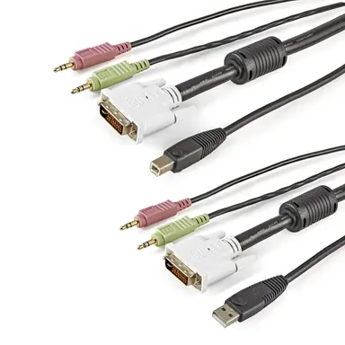 Connect High Resolution DVI Video USB Audio and Microphone All in One Cable -