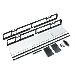 Rack Air Containment Front Assembly - Black
