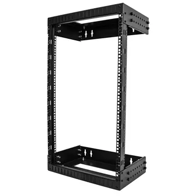 Startech.com 18U Open Frame Wall Mount Equipment Rack - Adjustable Depth Wall MO