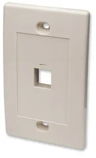 1 Outlet Ivory Wall Plate