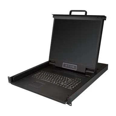 Rackmount KVM Console Works W/All KVM Switches W/ VGA + USB Interfaces - Rack MO