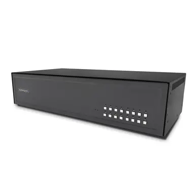 Secure 16-PORT KVM Switch DVI Niap 4.0 Desktop KVM Metal Housing Cac Port M