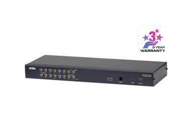 16-PORT Cat 5 High-Density KVM Switch