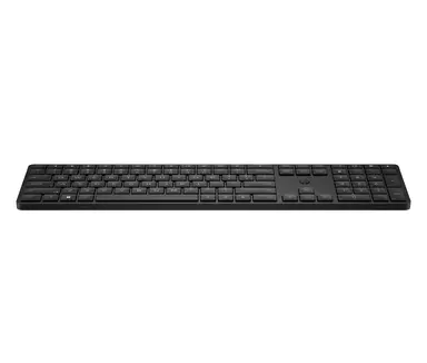 HP 455 Programmable Wireless Keyboard - Qwerty - Wireless - Black - Spill Resist
