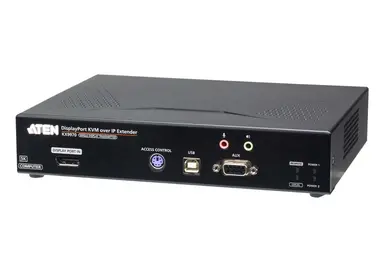 5K Displayport KVM Over IP Transmitter with 10GB Network (fiber & Copper)
