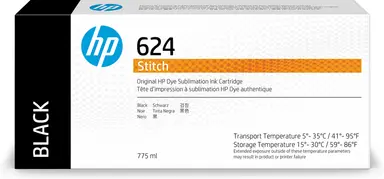 Ink Cartridge - Black - 775 ML - HP Thermal Inkjet - HP Stitch S300 Printer