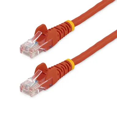 2FT Red Snagless CAT5E Patch Cable