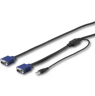 15 FT. (4.6 M) USB KVM Cable Enables Your Switch Kit to Conveniently Operate You