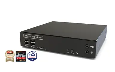 Avio N2150 IP KVM Extender. HDMI 4K UHD IP KVM Extender Appliance USB2.0 and an