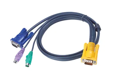 3 SPHD15 (M) -HD15(M)/MINIDIN6 (M) Cable ACS1208L & ACS1216L