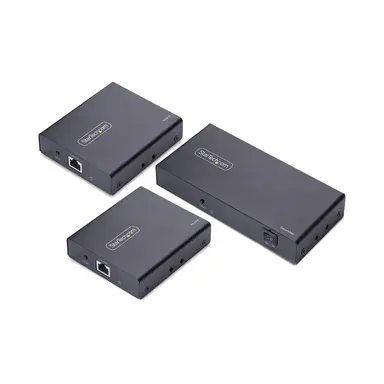 2-PORT HDMI Extender and Splitter Over CAT6 4K 60HZ UP to 230FT (70M) 1X2 Hdm