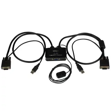 Control Two VGA USB-Equipped Pcs with a Single Monitor Keyboard and Mouse per