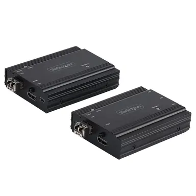 4K HDMI KVM Extender Over Fiber HDMI Video & USB Over Fiber UP to 984FT/300M (