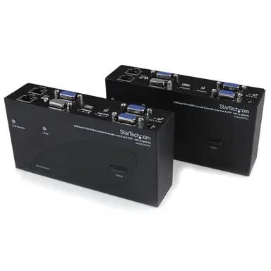 USB Dual VGA Over CAT5 KVM Extender