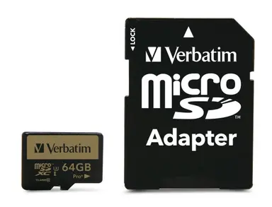 64GB Proplus 600X Microsdxc Memory Card with Adapter UHS-1 U3 Class 10