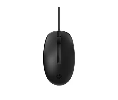 HP 125 Wired Mouse - the HP 125 Wired Mouse Includes Perfectly Positioned Left a