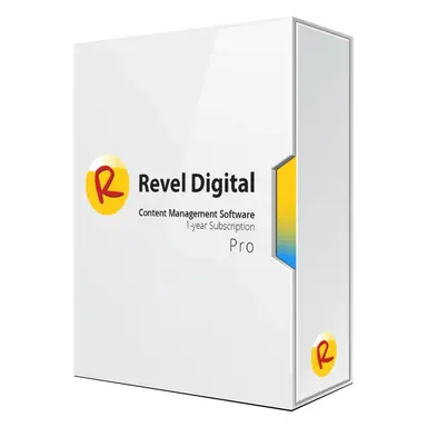 Revel Digital Cms Pro Subscription Plan License Key for 12 Months (1 Year) for