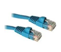 Network Cable - RJ-45 Left Connector - 3M Length - Blue - CAT5E Performance Lev