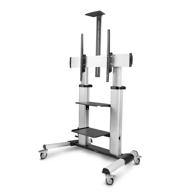 Rolling TV Cart/Stand on Wheels for 60-100INCH Flat Screens UP to 220LB (100KG)