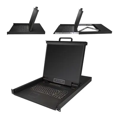 Rackmount KVM Console W/ 19IN Active Matrix Tft LCD Monitor / 1280 X 1024 / 16 P