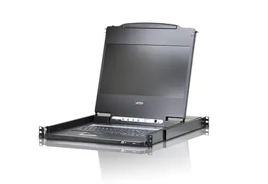 The CL6700MW DVI Full HD LCD Console IS a Single Rail KVM Console Featuring a 17