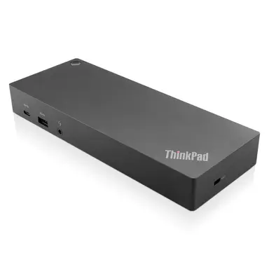 Thinkpad Hybrid USB-C with USB-A Dock - Black - USB; Gigabit Ethernet; Display P