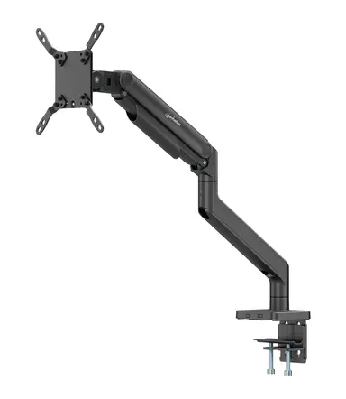Heavy-Duty Aluminum Mechanical Spring Single Monitor Desk Mount