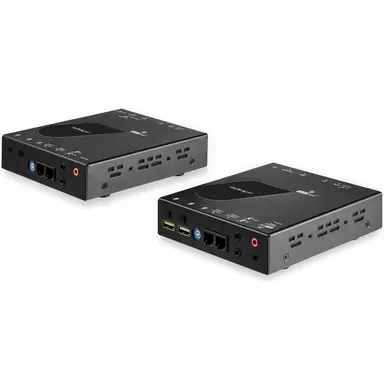 HDMI KVM Extender Over IP Transmitter Receiver Kit Remotely Controls KVM Switc