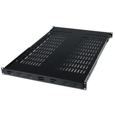 Add a Sturdy Adjustable Mounting Depth (19.5 to 38IN) Shelf into Almost Any Serv