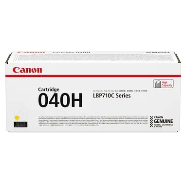 040 Yellow Toner Cartridge High Capacity - for Use with LBP712CDN - Black: Yiel
