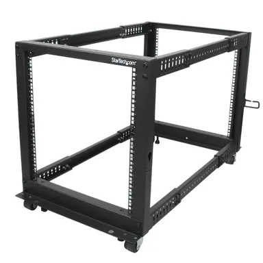 4-POST 12U Open Frame Server Rack for Data/IT Equipment - 22-40IN (56 0-101 7CM)
