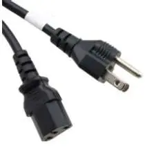 Cbl Iec to USA 3 Pin Black 1.8M for CM7100 IM7200 and OM2200
