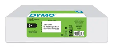 DY LW 2-5/16INX 4IN Wht Ship 300CT 6PK (30256)- High-Quality Labels for All PU