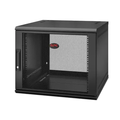 AR109SH6 - APC Netshelter 9U Wallmount Rack Enclosure Cabinet Single Hinged Serv