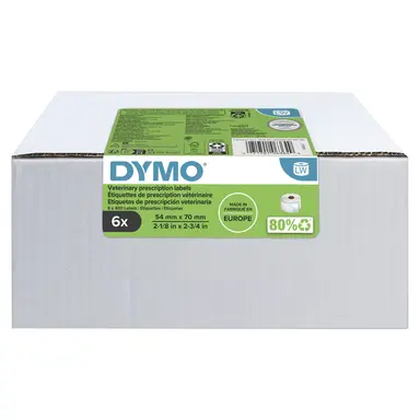 DY LW 2-3/4 X2-1/8 Vet 6PK Fsc Veterinary Label