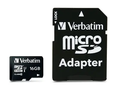 Microsdhc 16GB Class 10 W Adapter